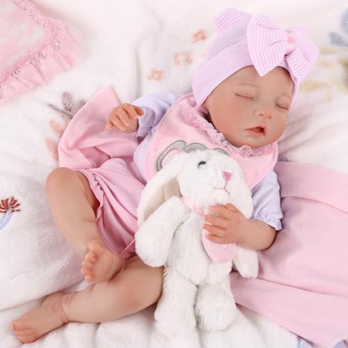 17-Inch Soft Body Realistic Newborn Baby Dolls with Toy Accessories X929