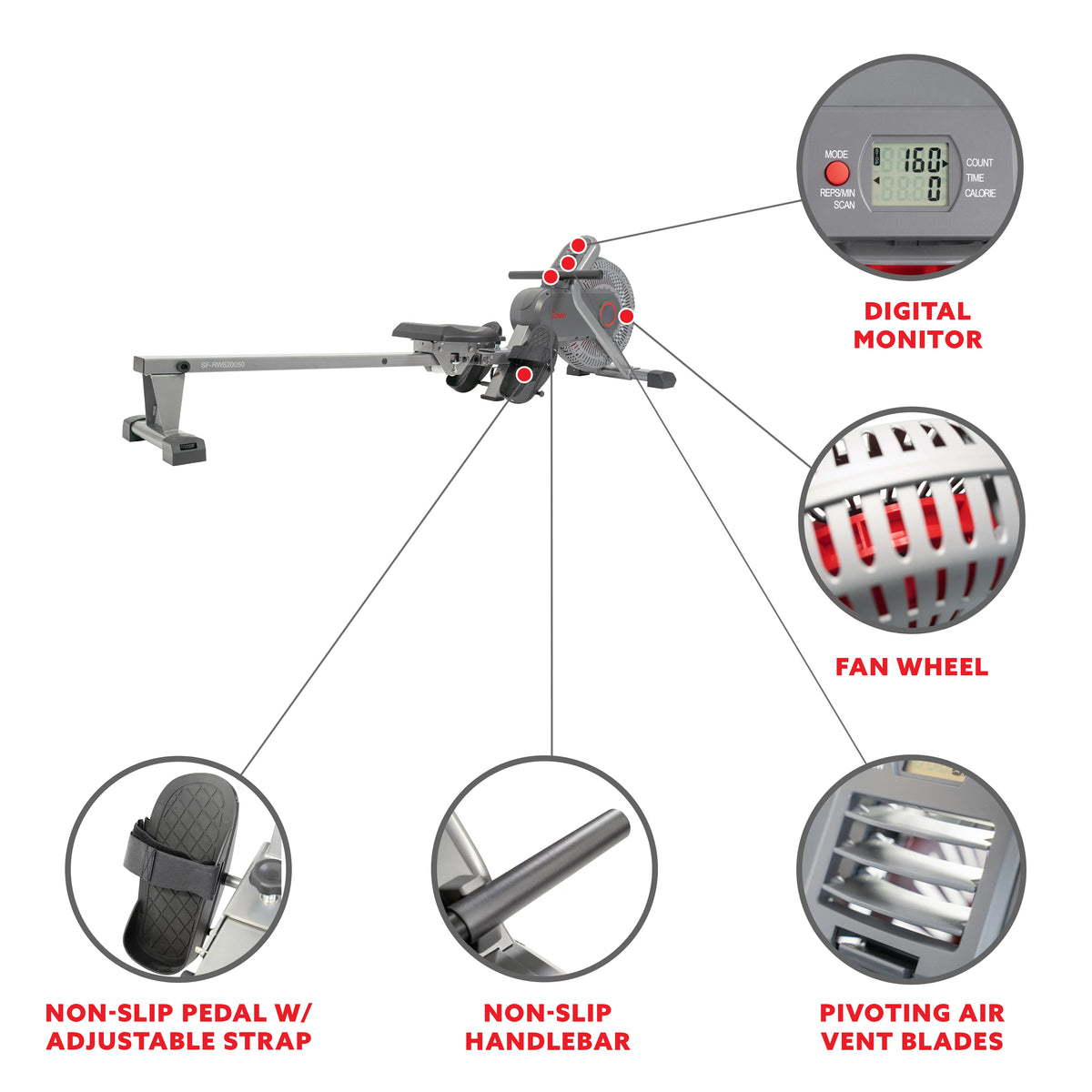 Magnetic Rowing Machine N4897