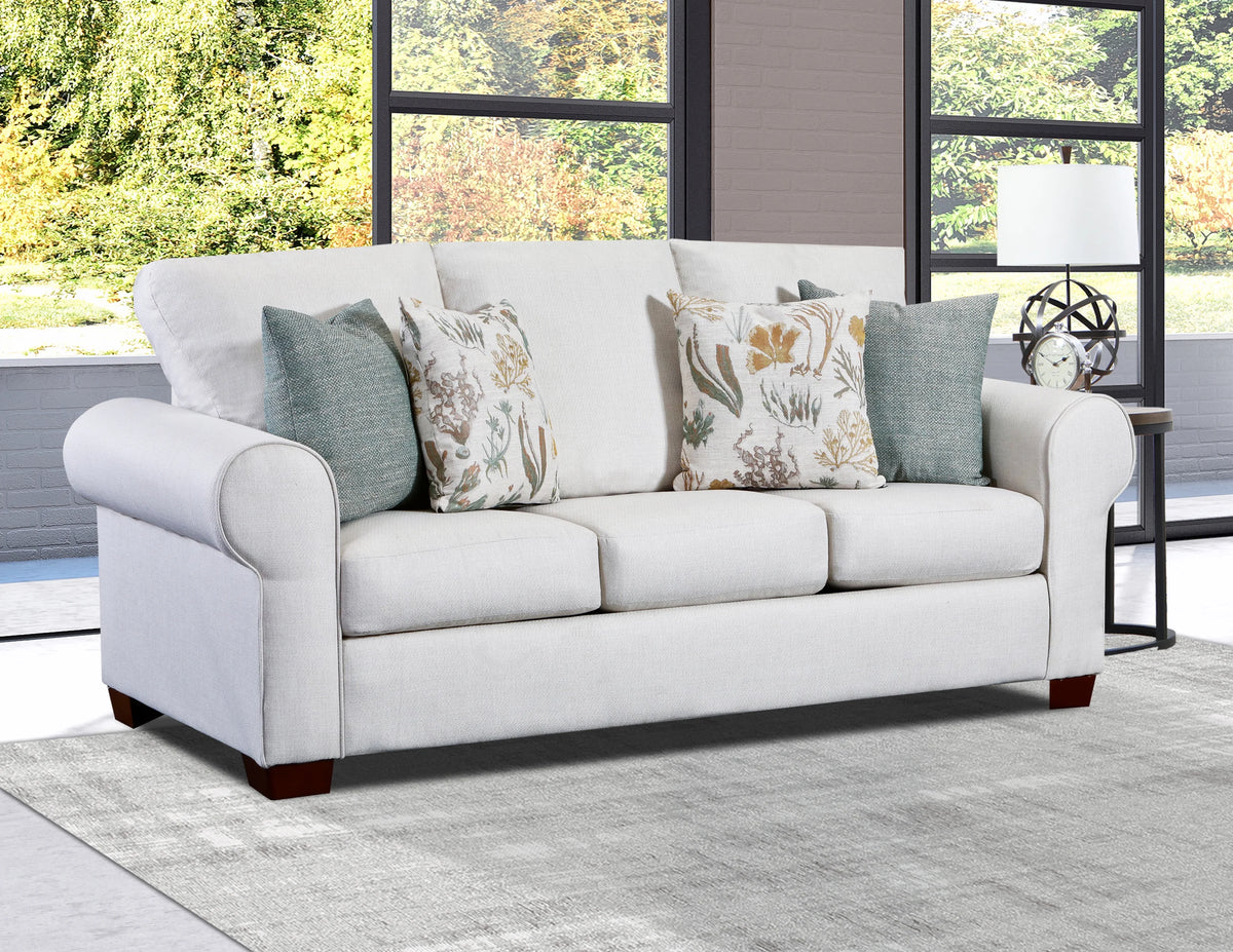 Sofa Sleeper with Four Throw Pillows D88465