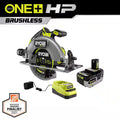 18V Brushless Cordless 7-1/4 in. Circular Saw Kit with Battery and Charger E75654