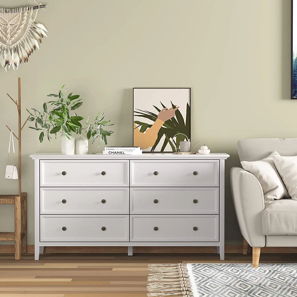 6 Drawer Solid Wood Dresser Y21037