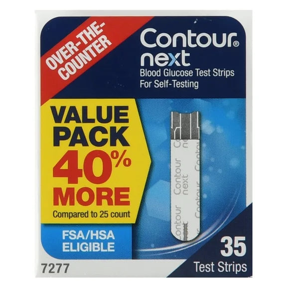 Blood Glucose Test Strips, 35 Count P837125