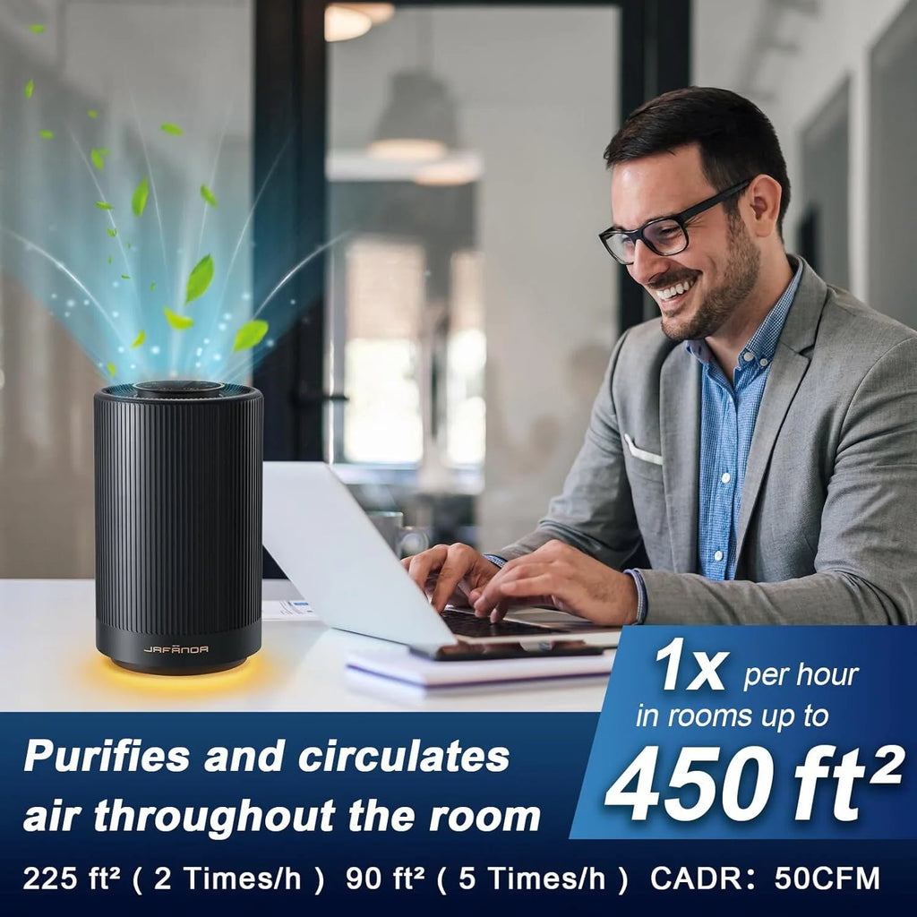 Black H13 True HEPA Air Purifier T989557