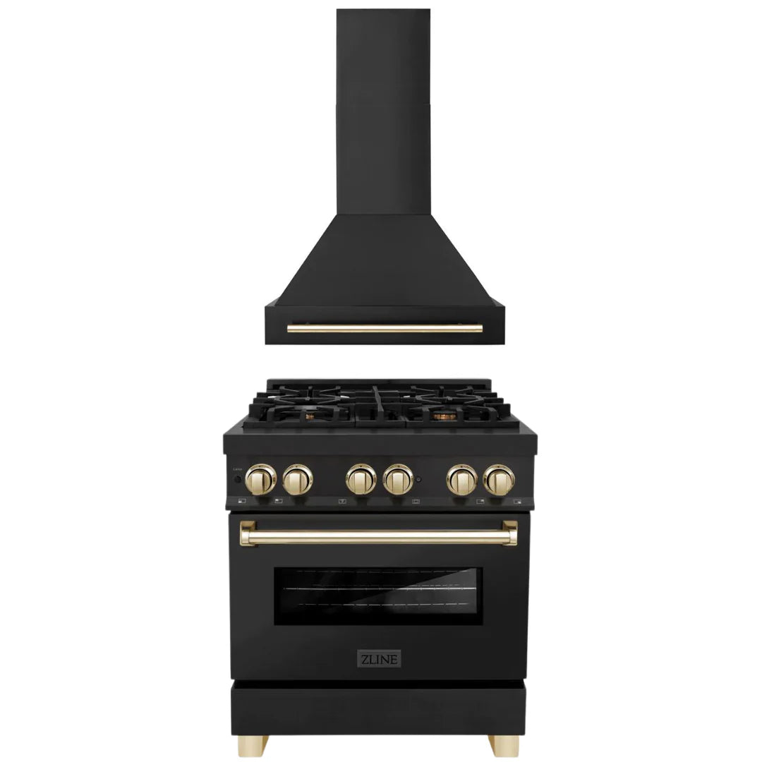 30 In. Dual Fuel Range and Range Hood M598262