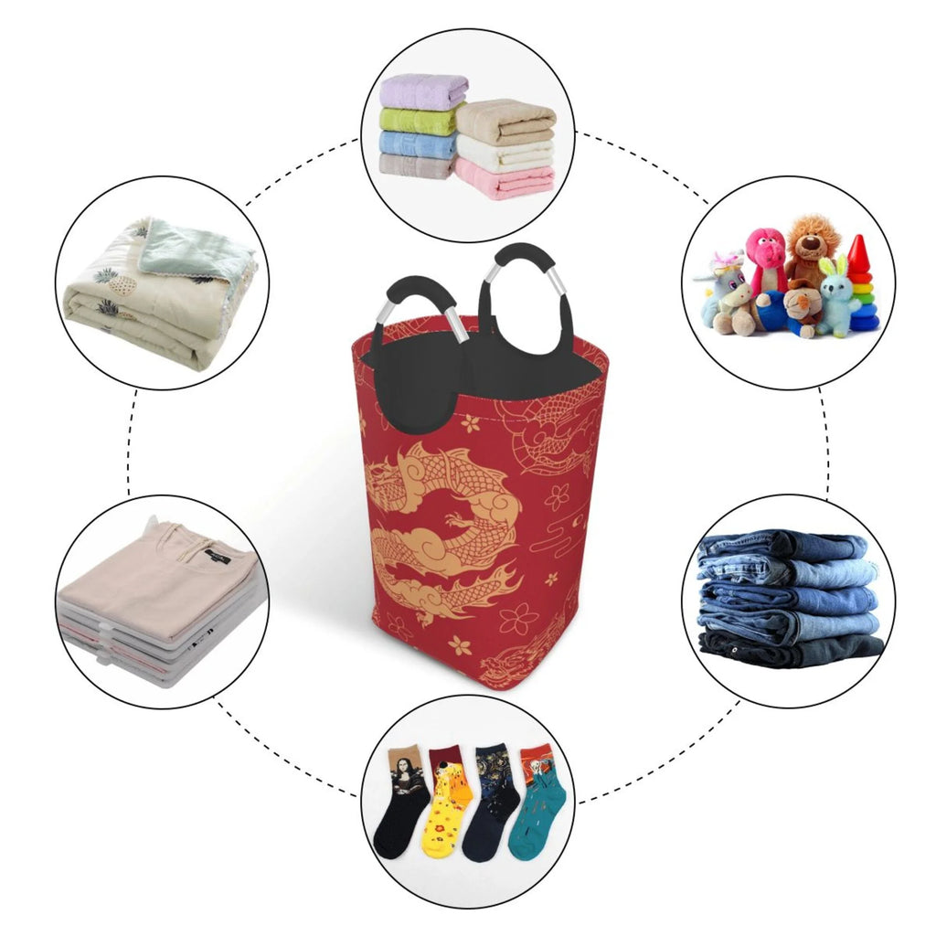 50L Rectangular Waterproof Foldable Laundry Hamper W597395