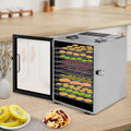 12 Tray Stainless Steel Food Dehydrator 800W L68454