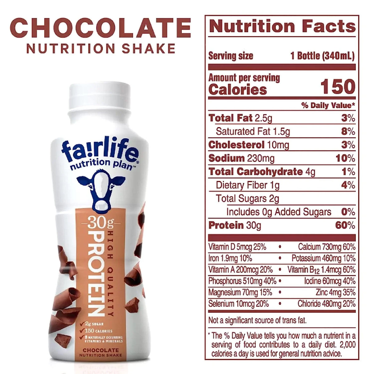 High Protein Chocolate Shake 12 pk X2428