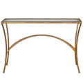 Contemporary Glass Top Console Table W5782