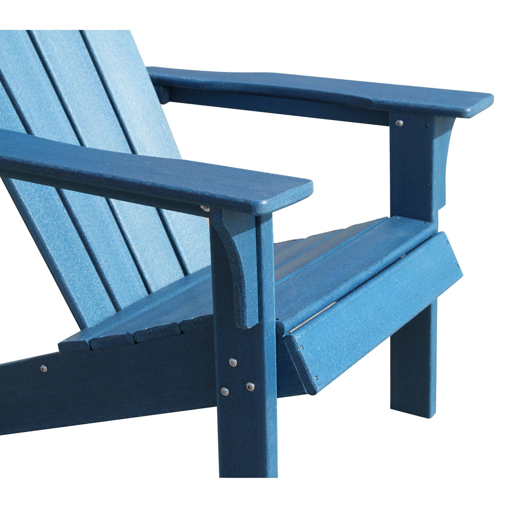 White Plastic Outdoor Adirondack Chair D525016