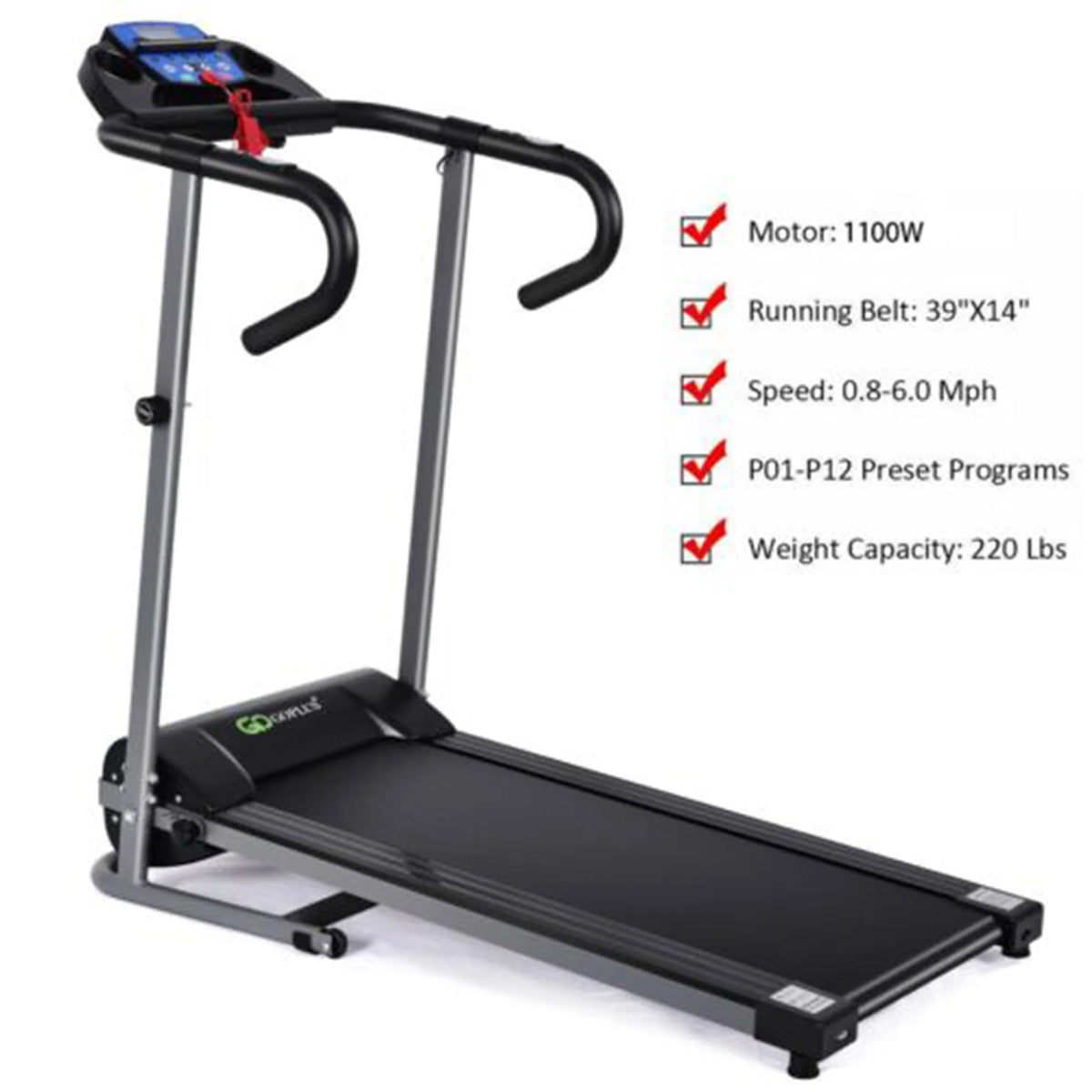 1100W Folding Treadmill Y538171