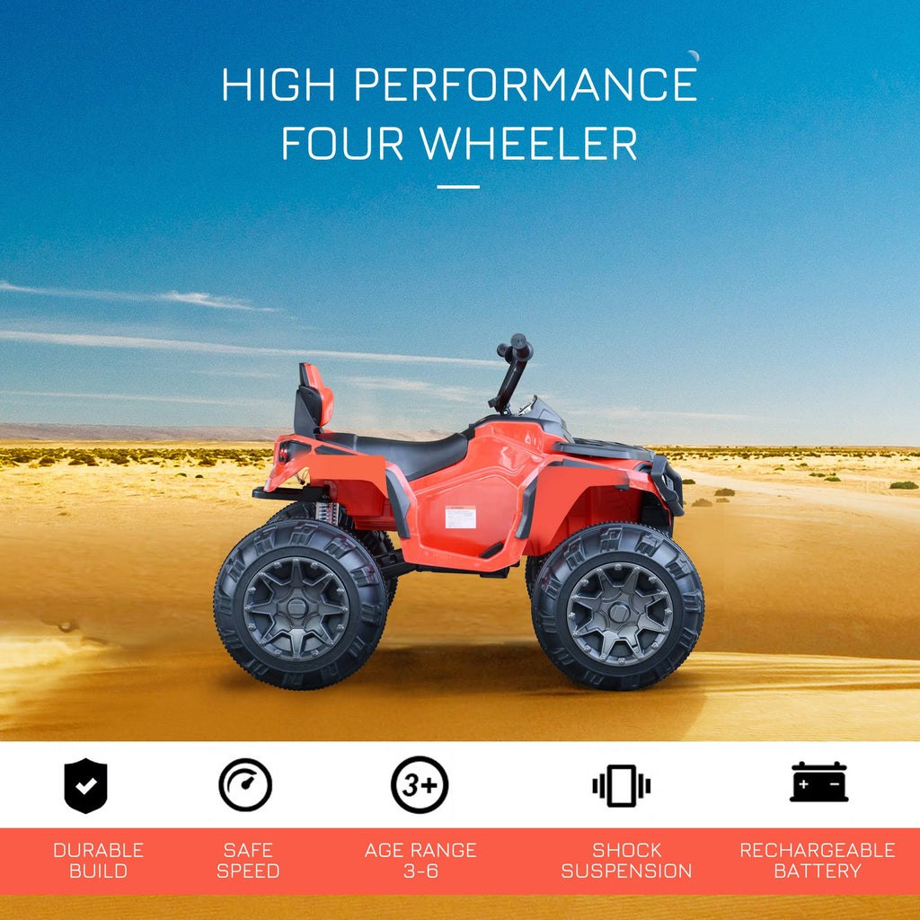 Kids Ride-On ATV Car with Headlights - Red D564