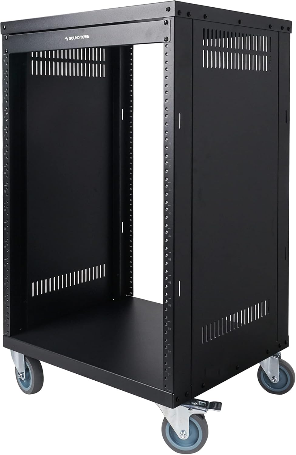 16U Steel Rack with Locking Casters V262922