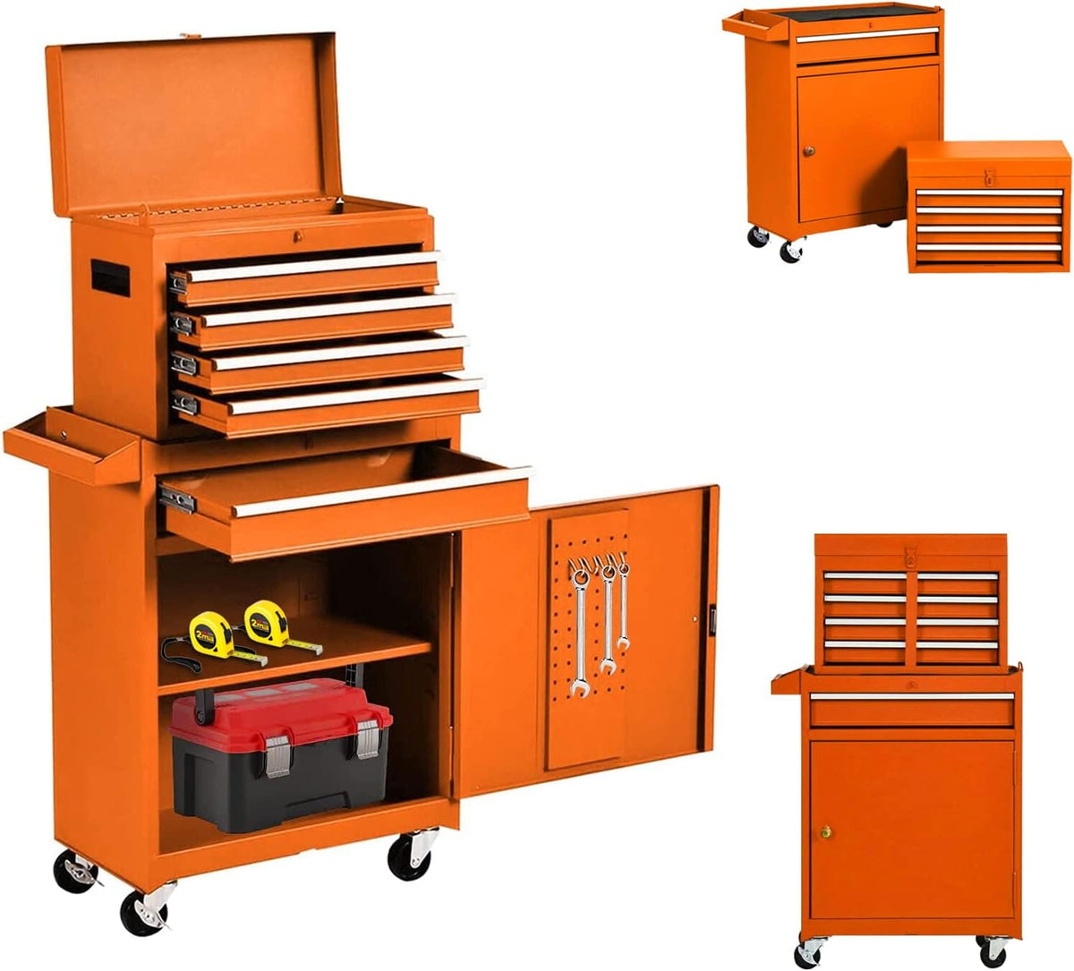 5 Drawer Rolling Tool Chest with Wheels X92282