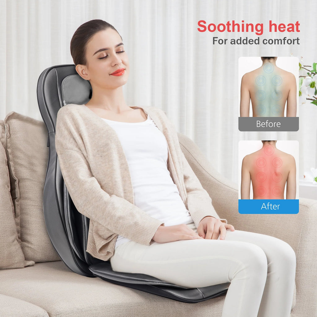 Electric Kneading Massage Chair Pad V9367