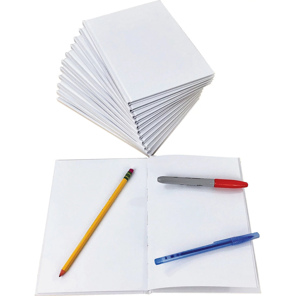 Hardcover Blank Book 28 Pages 6" X 8" White Paper N32821