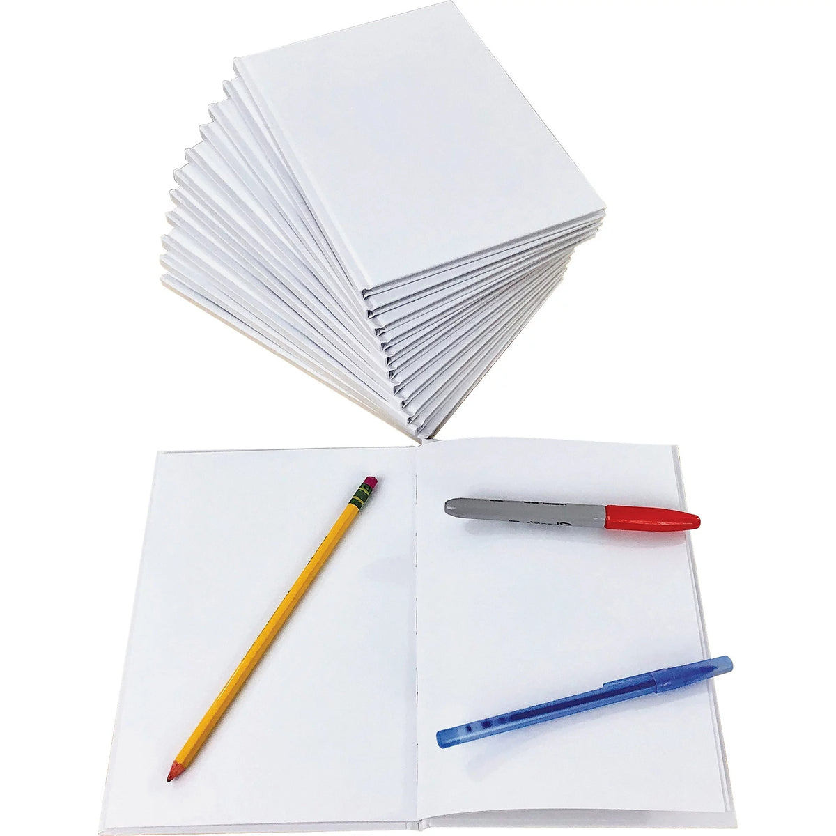 Hardcover Blank Book 28 Pages 6" X 8" White Paper N32821