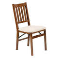Folding Chair with Blush Upholstery 2-Pack Z4424