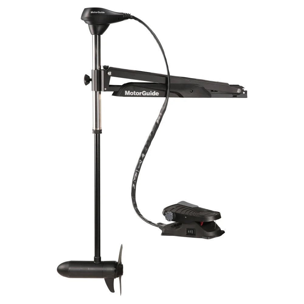 Freshwater Bow Mount Trolling Motor Cable Steer Foot-Control 50-Inch Shaft 55-Pound Peak Thrust B4980