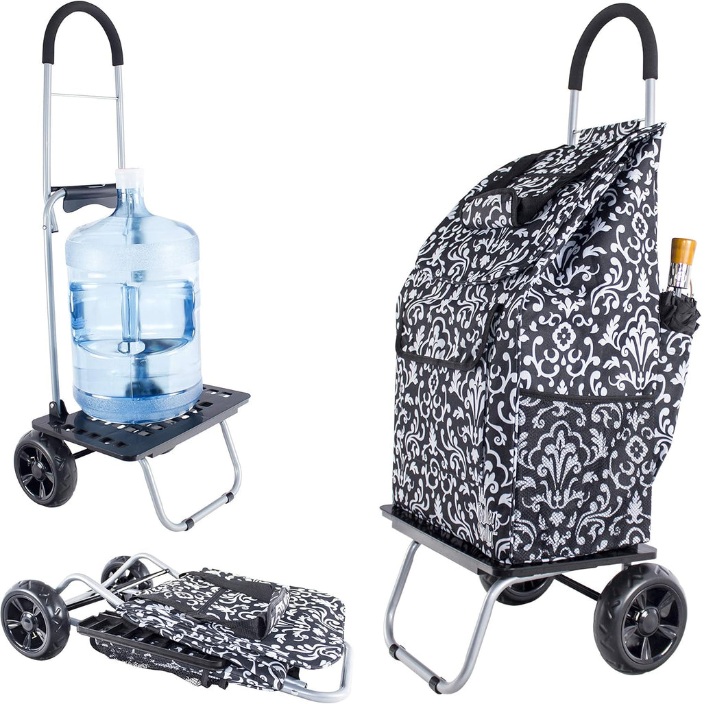 Brown Foldable Shopping Cart S884