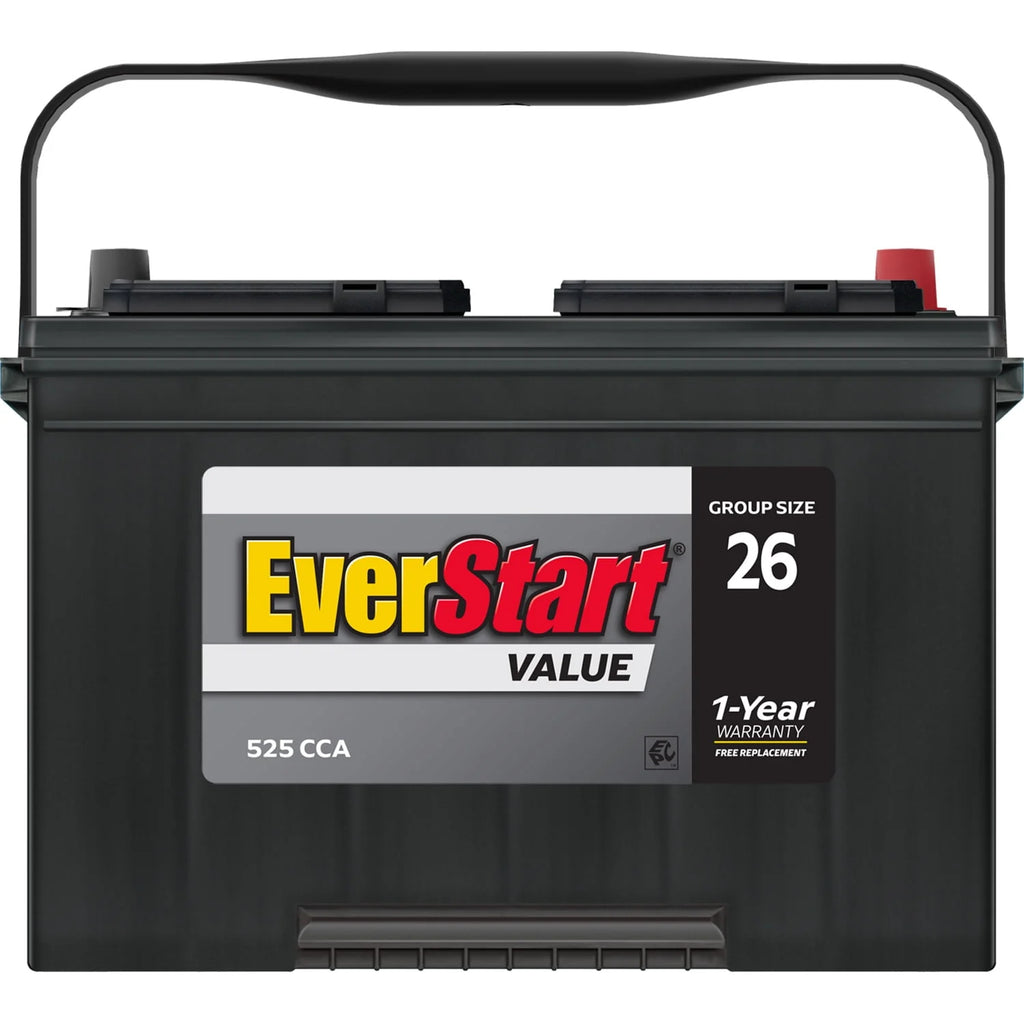 Lead Acid Automotive Battery Group Size 26 12 Volt 525 CCA Z52929
