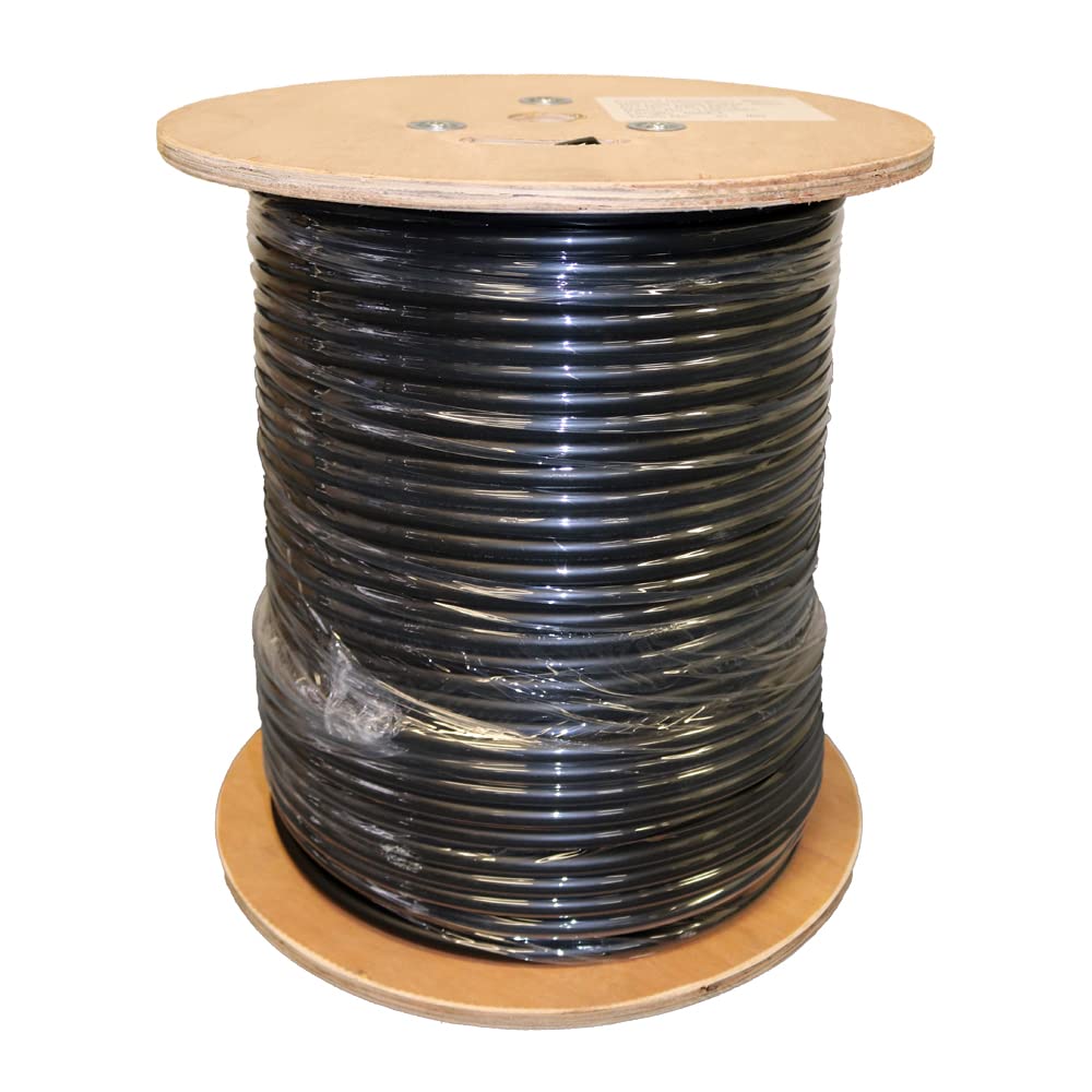 50-ohm N-Male to N-Male Black Coax Cable 60ft Pack of 2 T467
