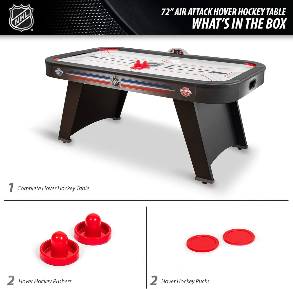 72” Air Hockey Table with LED Scoring System A515055
