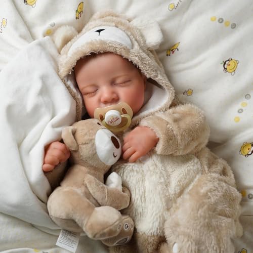 17-Inch Soft Body Realistic Newborn Baby Dolls with Toy Accessories X929
