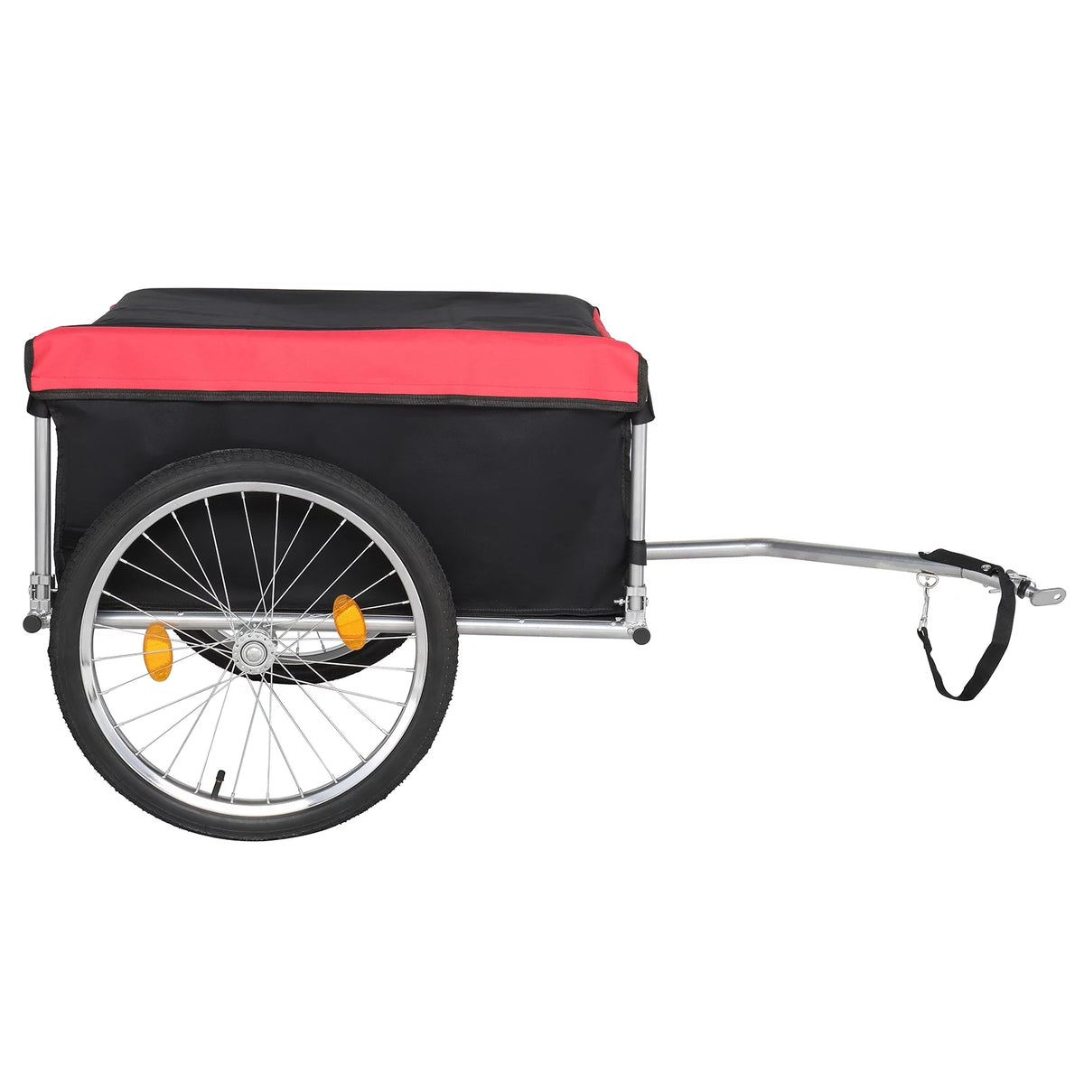 Foldable Bike Cargo Trailer with 20" Wheel & Waterproof Cover A5597