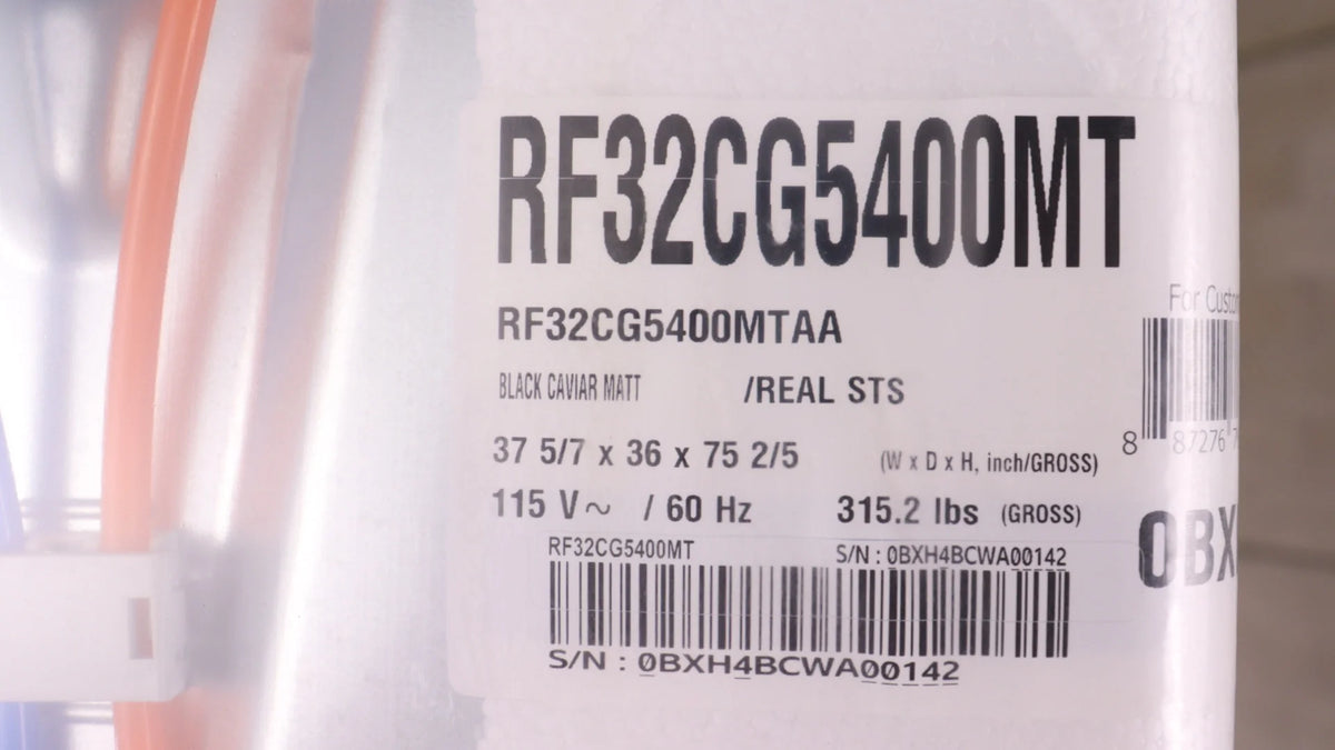 36 In. 30.5 Cu. Ft. Matte Black Steel 3 Door French Door Refrigerator M749544