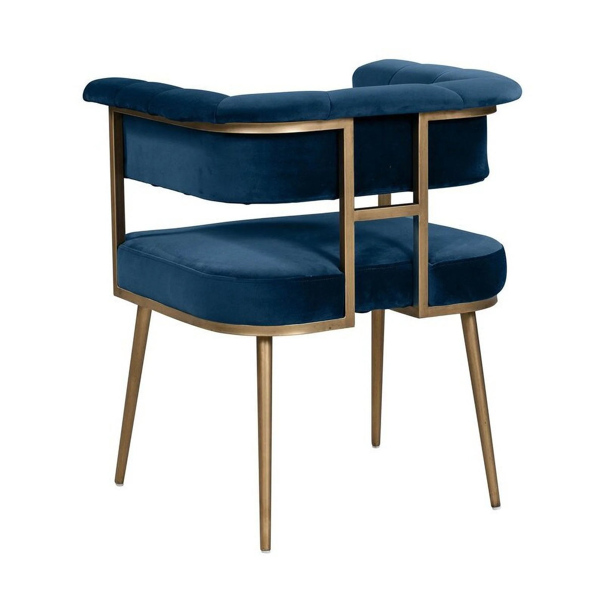 Navy Velvet Upholstered Chair Z9218