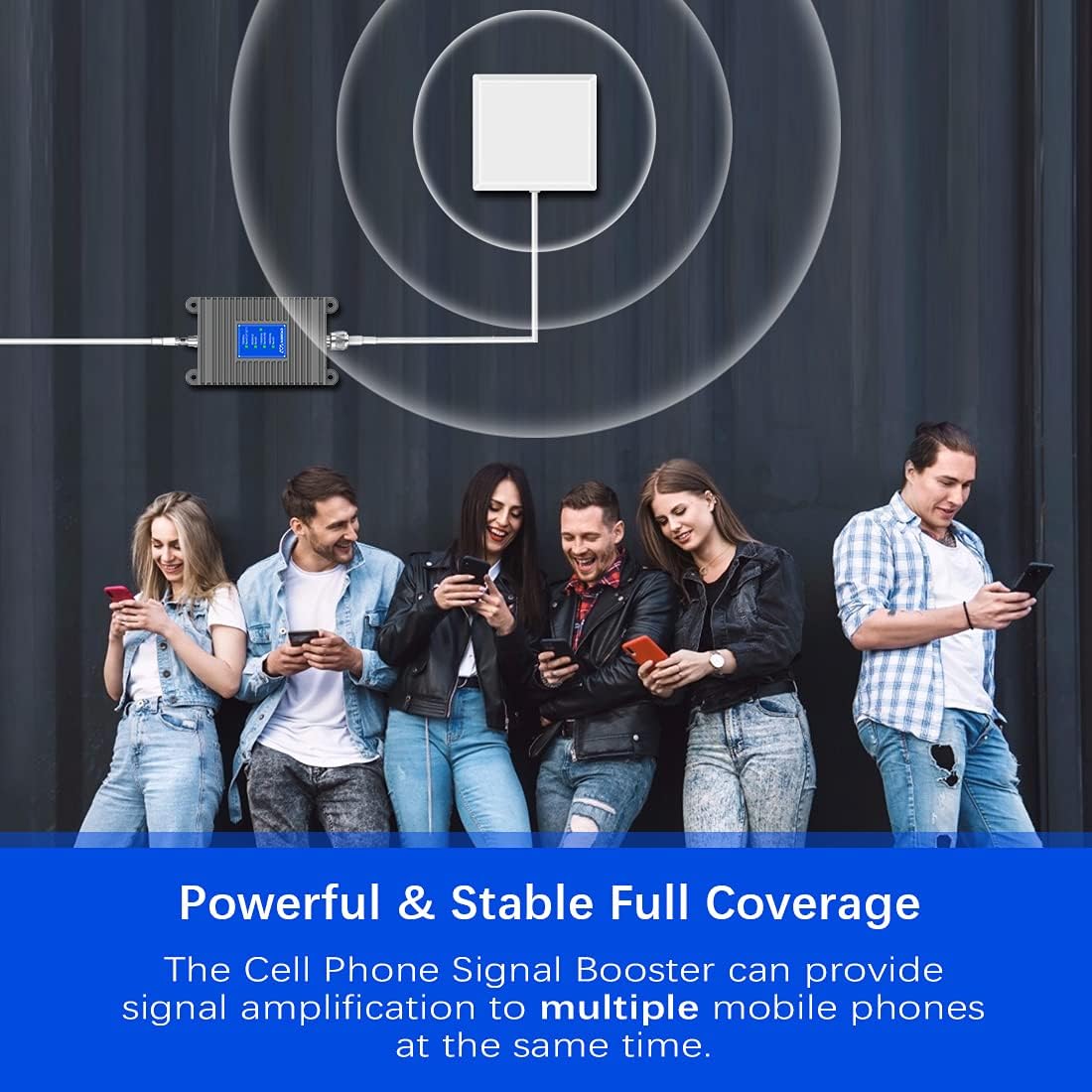 Cell Phone Signal Booster Gray C678
