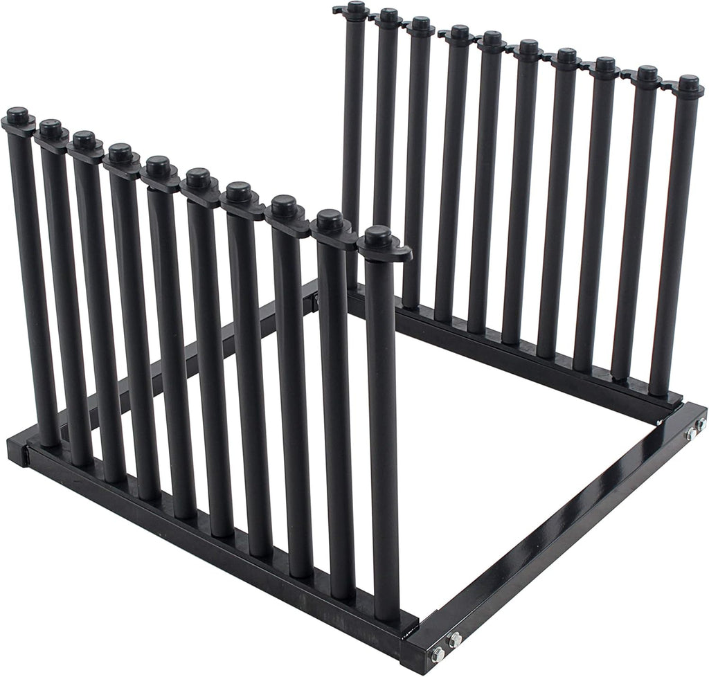 9 Slot Truck Bed Windshield Rack with Rubber Foam Pads X3750