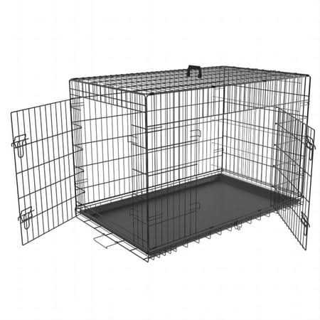 Large Dog Crate with Divider and Double Door G5155