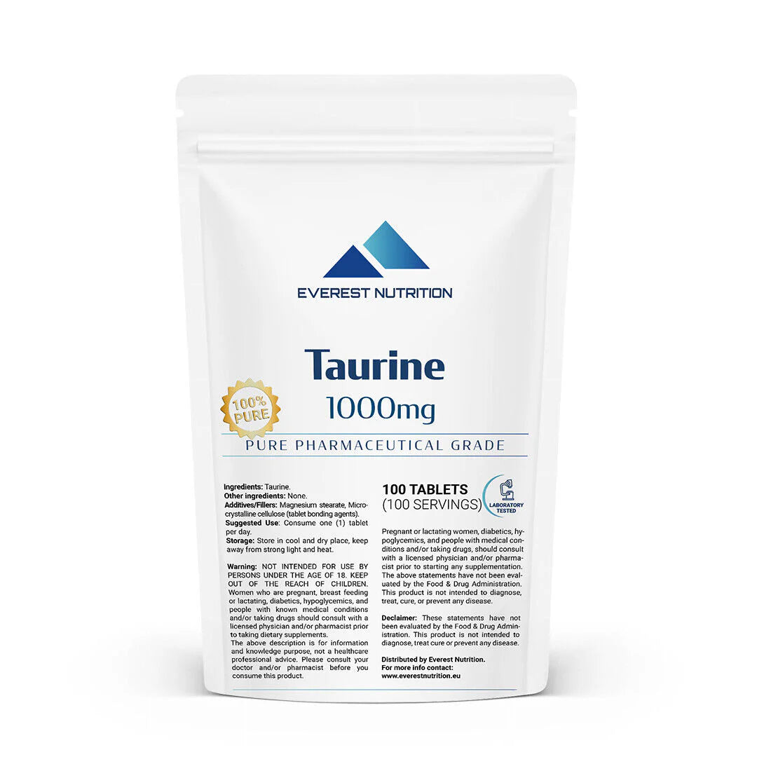 Taurine 1000mg Tablets E3457