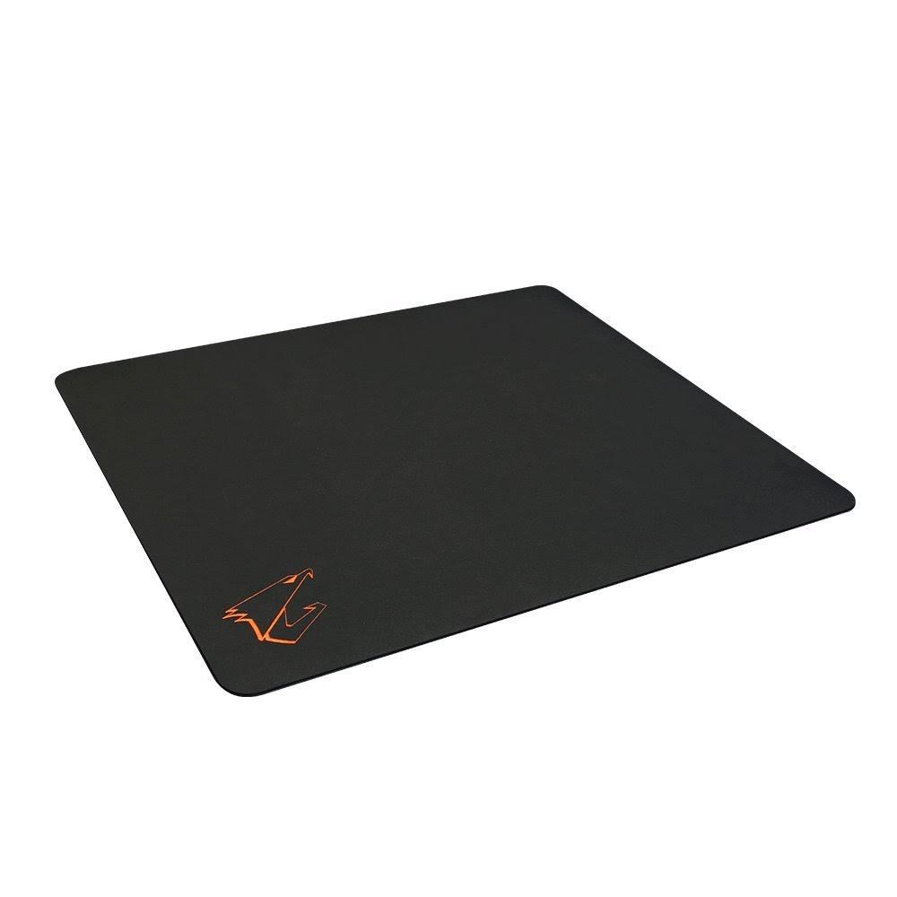 Hybrid Gaming Mouse Pad Fabric Silicon Black Orange S16308