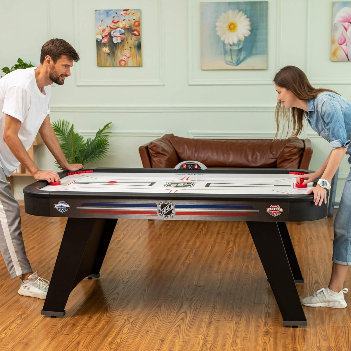 72” Air Hockey Table with LED Scoring System A515055