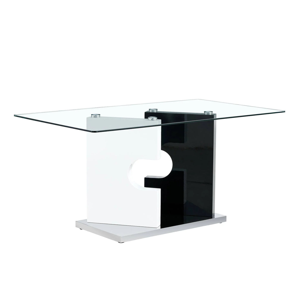 Rectangular Glass Dining Table for 6-8 J309