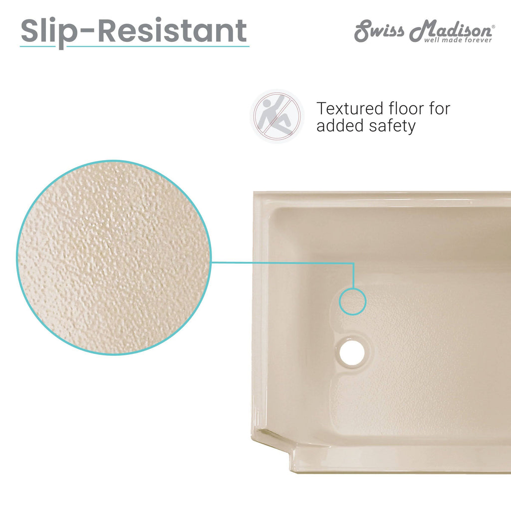Biscuit Single Threshold Shower Base X7825
