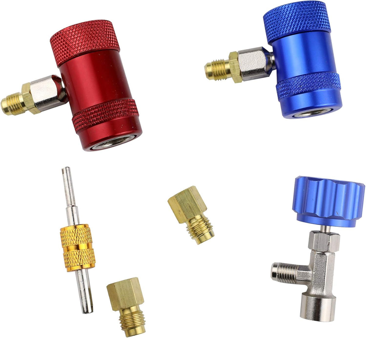 R1234YF A/C Adapter with Can Tap and Valve Core Remover Kit O843842