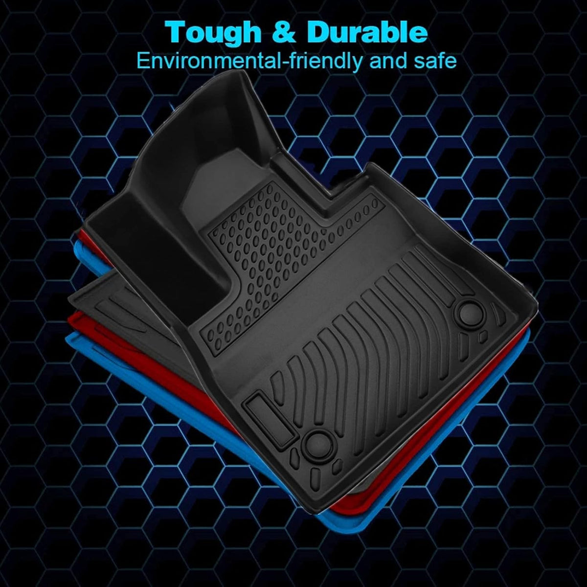 Black TPE Floor Mats Liners W858859