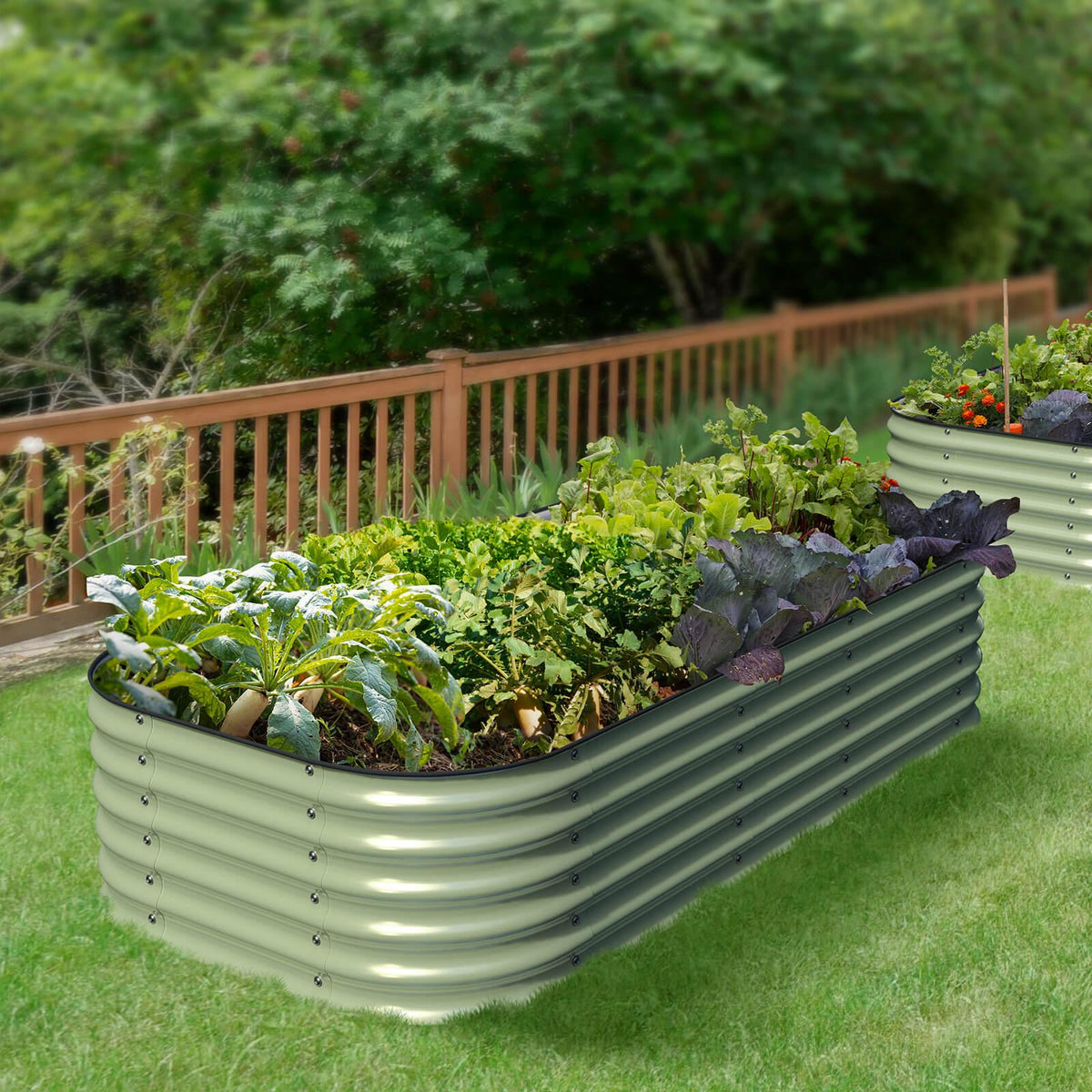 Galvanized Raised Garden Bed B5492