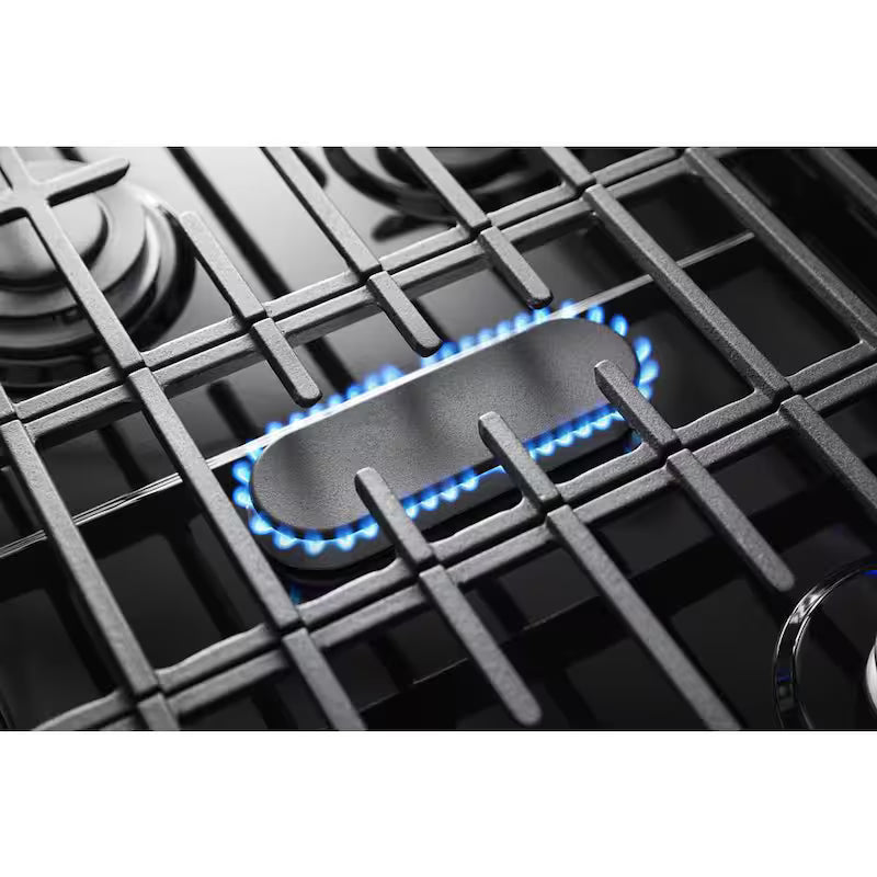 Gas Range with Self Cleaning and Center Oval Burner in Black R4564