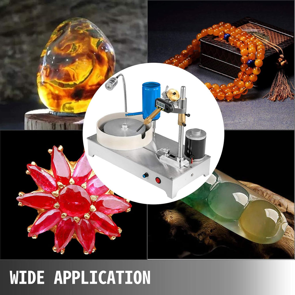 120W Gem Faceting Polishing Machine with Digital Display P78735