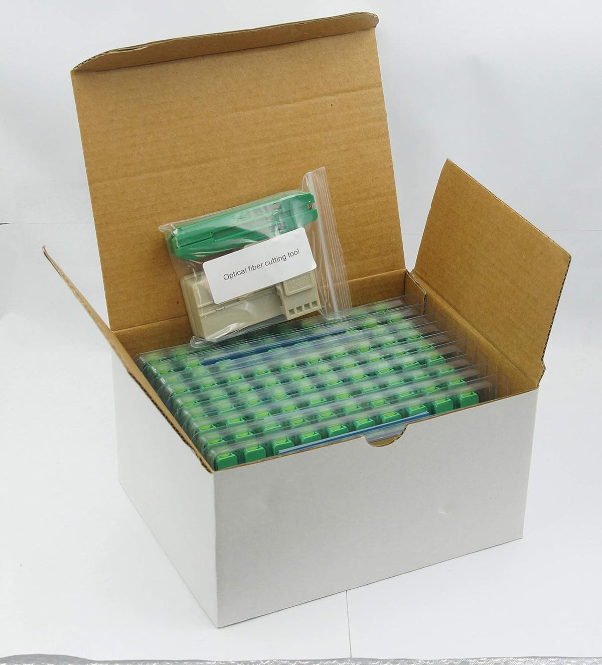 100pcs SC APC Fiber Optic Quick Connector Single Mode 9/125 Pack of 2 H232260