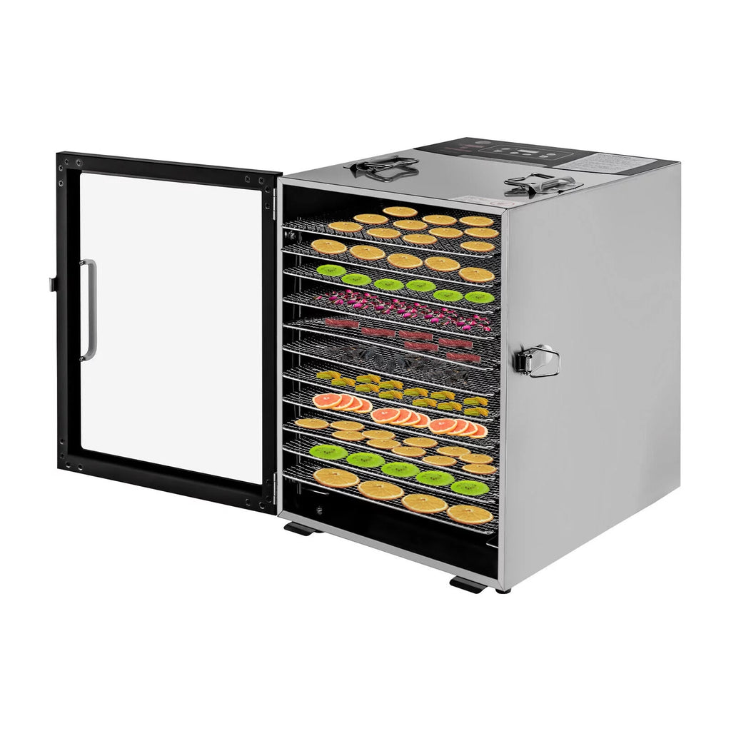 12 Tray Stainless Steel Food Dehydrator 800W L68454