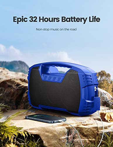 IPX7 Waterproof 40W Portable Bluetooth Speaker with Subwoofer X988030