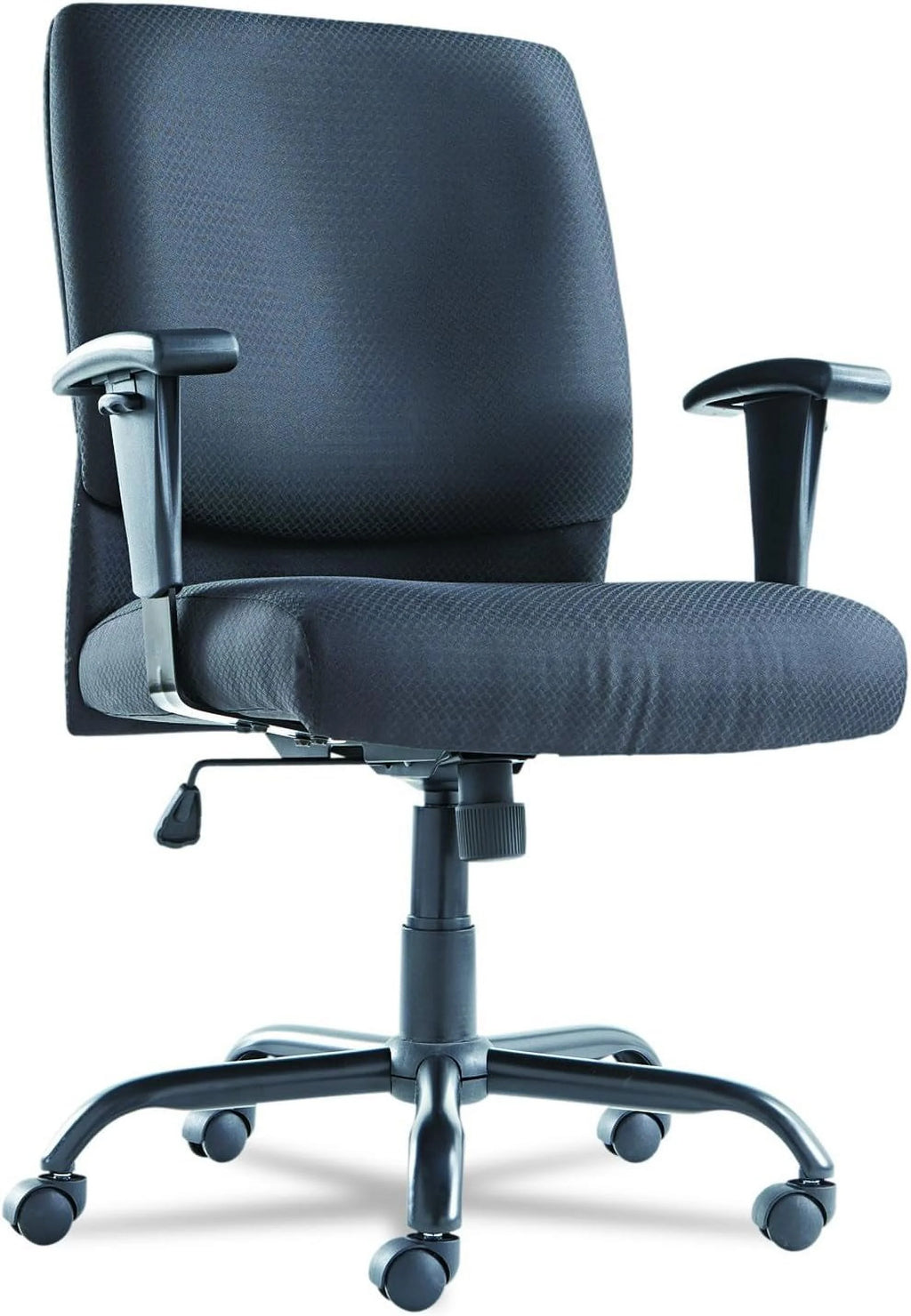 Black Big And Tall Swivel/Tilt-Back Chair T7794