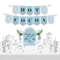 50 Pieces Hot Cocoa Drink Bar Decorations Kit E141