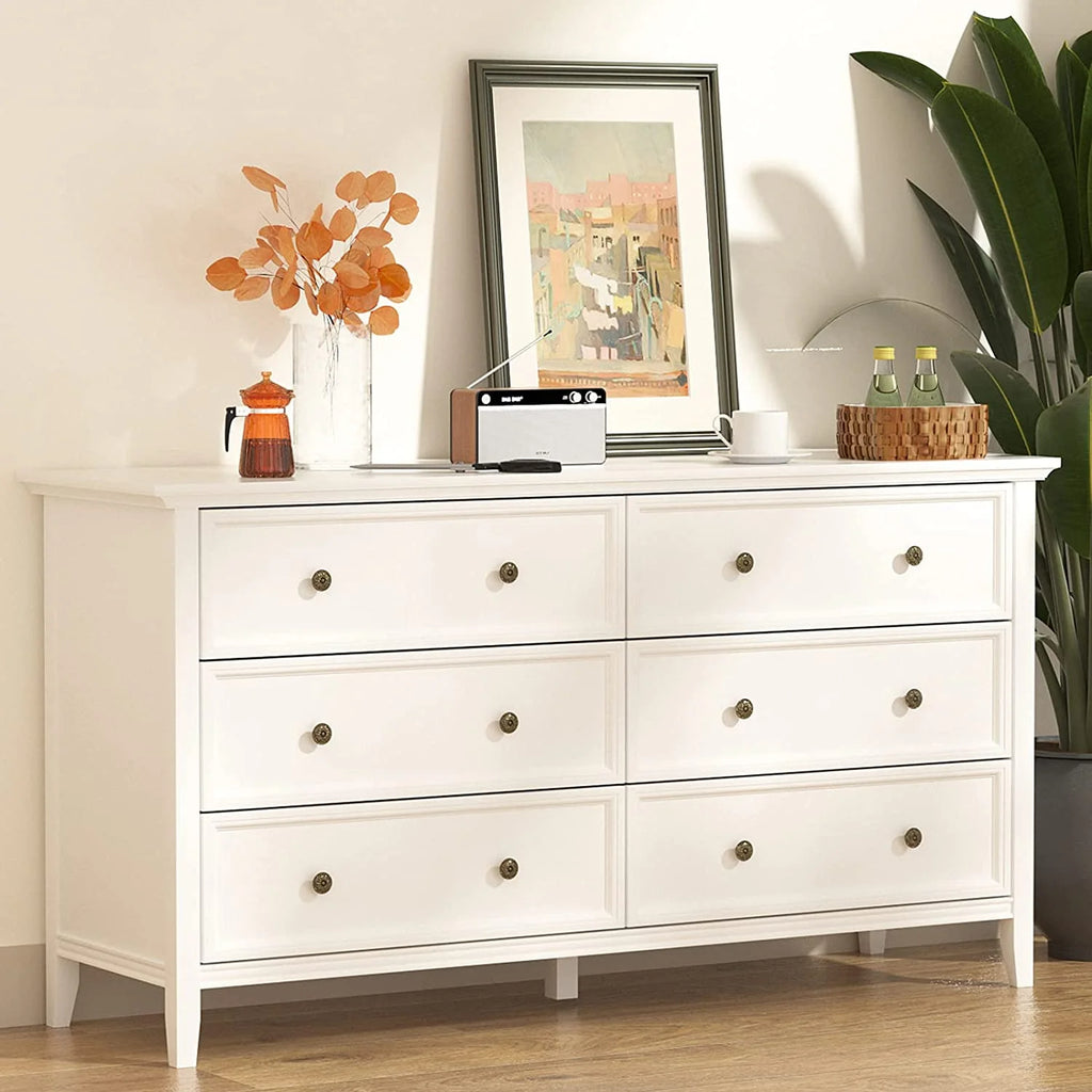 6 Drawer Solid Wood Dresser Y21037