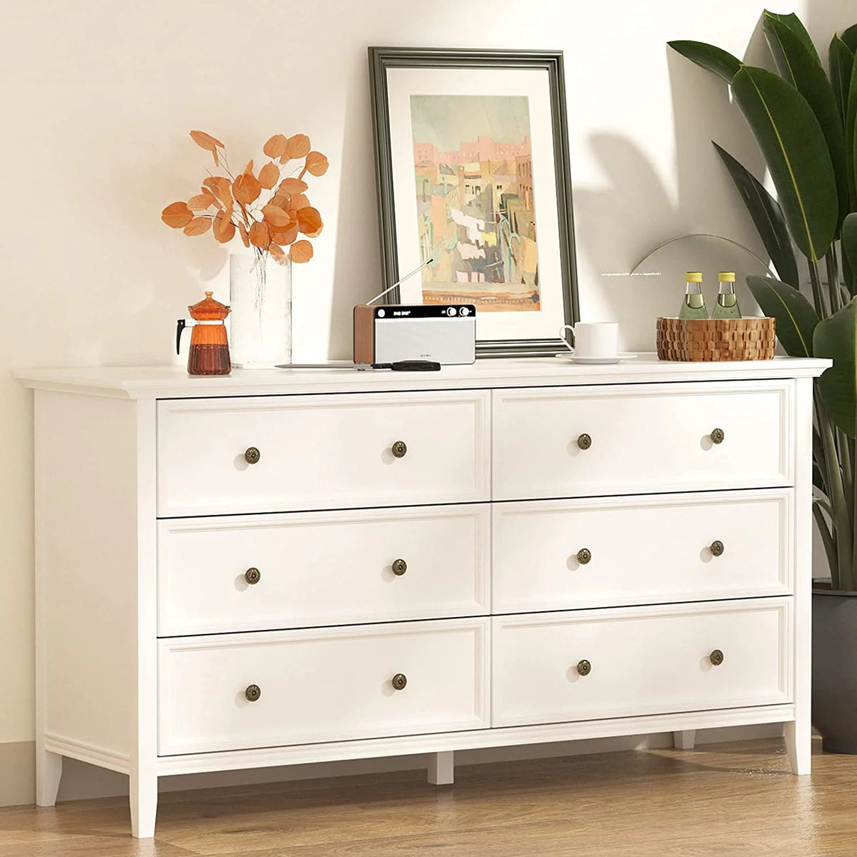 6 Drawer Solid Wood Dresser Y21037